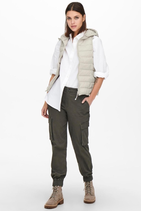 Only onlnewtahoe hood waistcoat otw noos